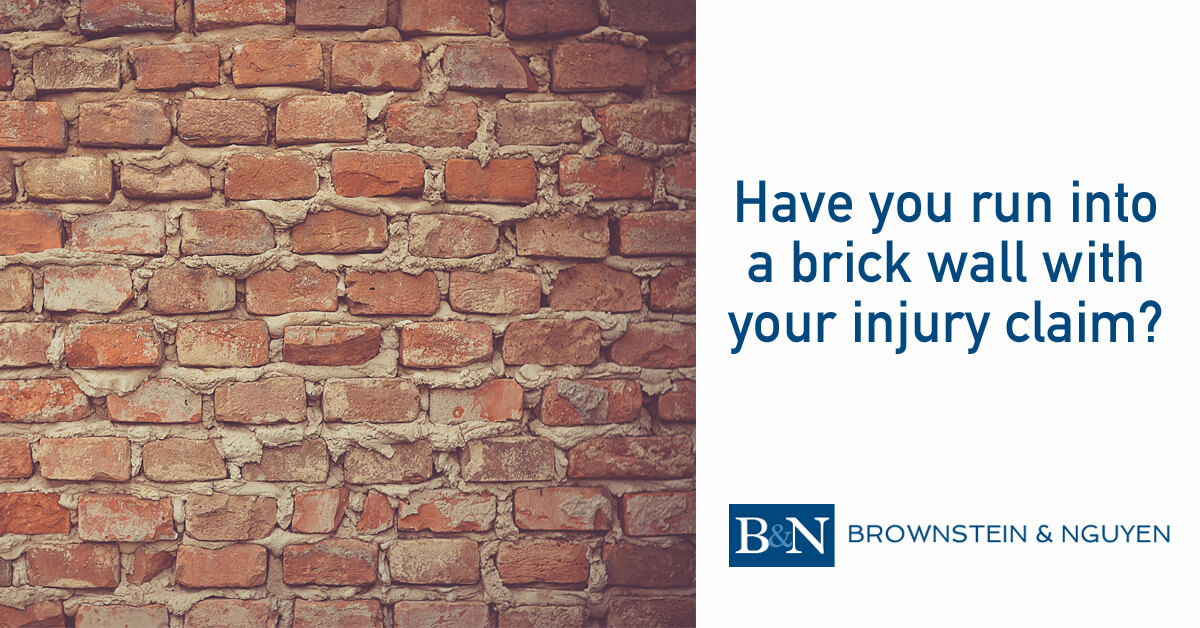 Personal Injury Brick Wall